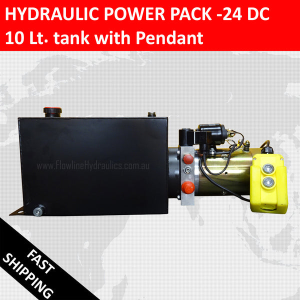 Hydraulic Powerpack -24V DC -10lt Tank
