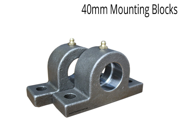 Mounting Blocks 40mm Diameter For Hydraulic Rams